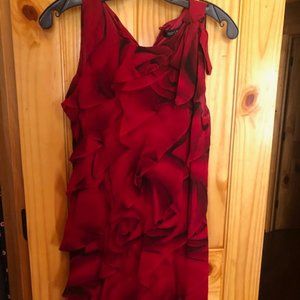 Just in time for Valentine's Day! Rose Ruffled Dress